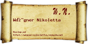 Wágner Nikoletta névjegykártya